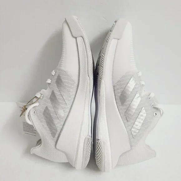 NEW Adidas Womens CrazyFlight Volleyball Shoes IG3970 Size 14 White Silver